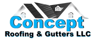 Concept Roofing & Gutters Logo