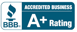 BBB - A+ Acredited Business
